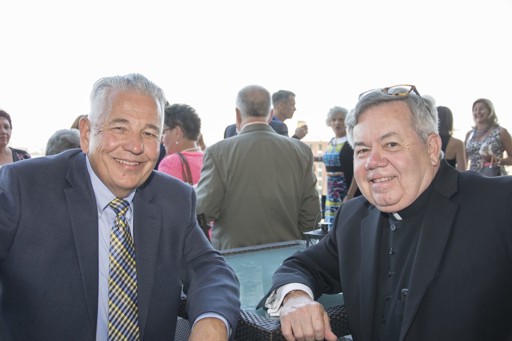 Mike Trost and Fr. Richard Stoltz